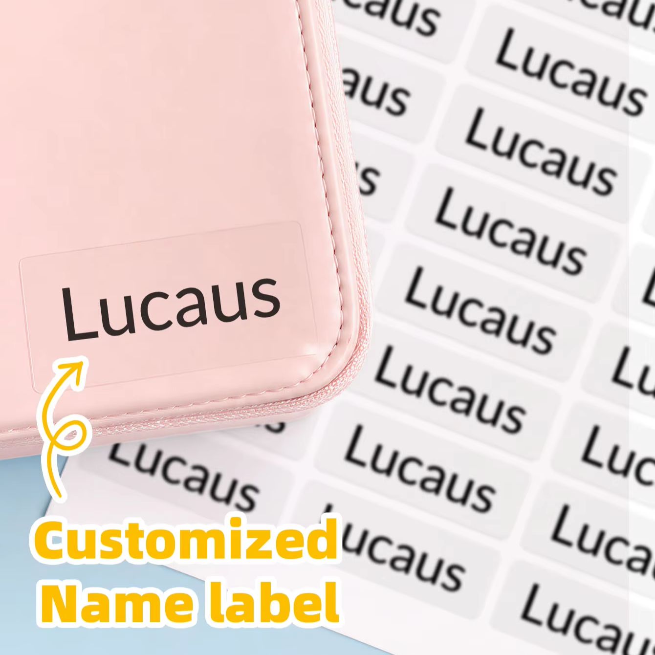 Personalized Name Box - 1-240PCS 여행 가방, 폴더, 클립보드, 거울,