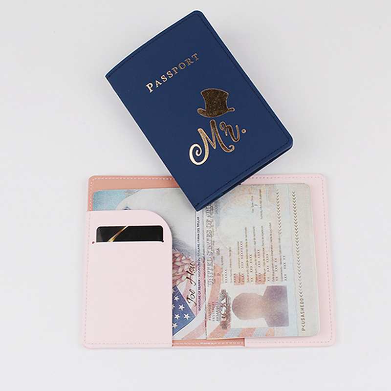 맞춤형 이름 Mr/Mrs 로고 여권 커버, Pu 가죽  - Personalized Name Box 리뷰 및 가격