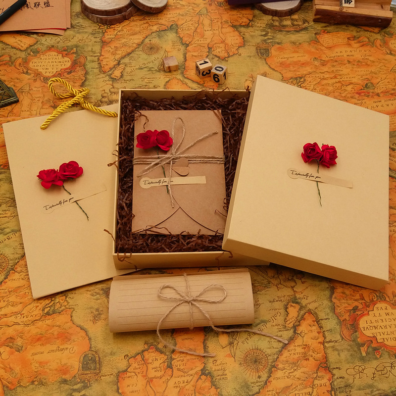 레트로 로맨틱 꽃 장식 문구 봉투, 카드 레터 용지 포 - Wax Seal Letter Kit 리뷰 및 가격