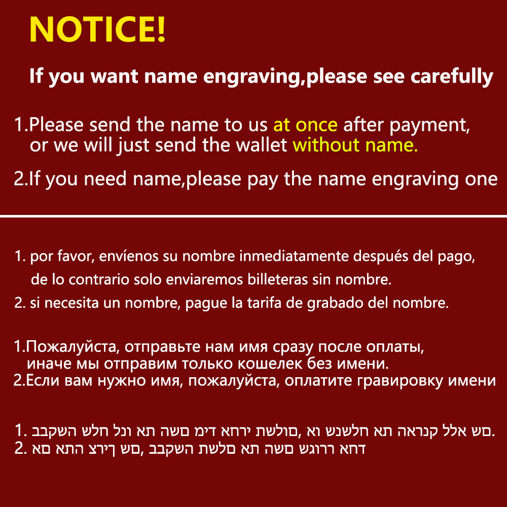 맞춤형 이름 각인 남성용 짧은 지갑 대용량 카드 홀더  - Personalized Name Box 리뷰 및 가격